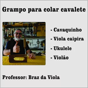 Imagem de capa para o Curso online Grampo de luthieria - colar cavalete