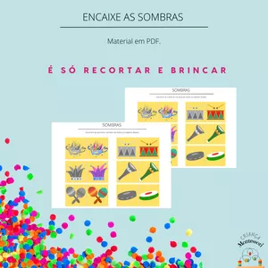 Imagem de capa para o Ebook Encaixe as sombras