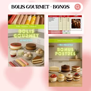 Imagen de portada para Curso online BOLIS GOURMET, HELADOS Y POSTRES + BONUS