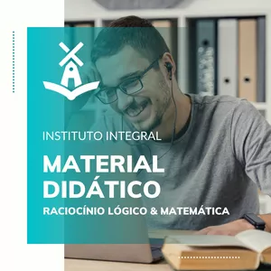 Imagem de capa para o Ebook (Material didático) Raciocínio Lógico e Matemática