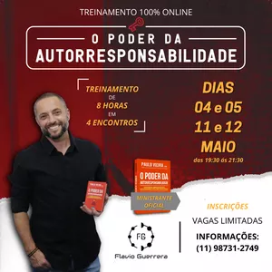 Imagem de capa para o Curso online O Poder da Autorresponsabilidade - Treinamento Online (Apostila + Certificado)