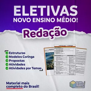 Imagem do curso REDAÇÃO - PLANEJAMENTOS E ATIVIDADES - BNCC