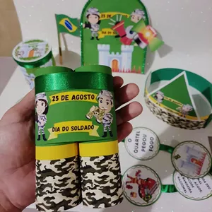 Imagem de capa para o Ebook KIT DIA DO SOLDADO - JOGO DA MEMÓRIA, LATA MUSICAL MARCHA SOLDADO, BINÓCULOS, CHAPÉU E LUVA MUSICAL