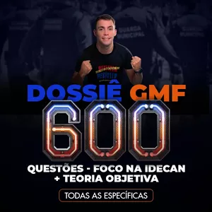 Imagem de capa para o Curso online DOSSIÊ GMF - 600 QUESTÕES