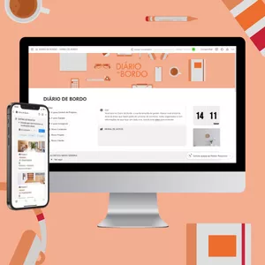 Imagem de capa para o Curso online Sistema de Gestão no Notion Diário de Bordo