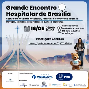 Imagem de capa para o Evento presencial Grande Encontro Hospitalar de Brasília