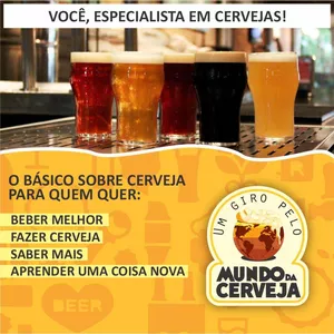 Imagem do curso Um giro pelo Mundo da Cerveja Artesanal