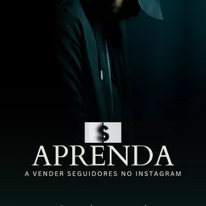 Imagem de capa para o Ebook Aprenda a Vender Seguidores no Instagram