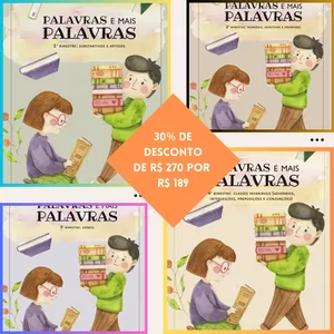 Imagem de capa para o Ebook Combo Completo 4 Bimestres Palavras e Mais Palavras