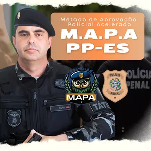 Imagem do curso MAPA PPES: Método de Aprovação Policial Acelerado na Polícia Penal do Espírito Santo