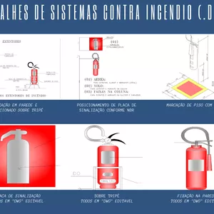 Imagem de capa para o Ebook Detalhes para projetos de Segurança Contra incêdio em .DWG