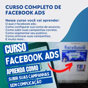 Imagem do curso Curso completo de Facebook Ads