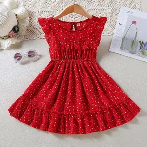 Imagen de portada para Ebook PATRON DE VESTIDO INFANTIL CON VOLANTES Y ELASTICO EN LA CINTURA TALLAS (((  2 A 12 AÑOS )