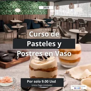 Imagen de portada para Ebook Curso de Pastelería y Postres en Vaso