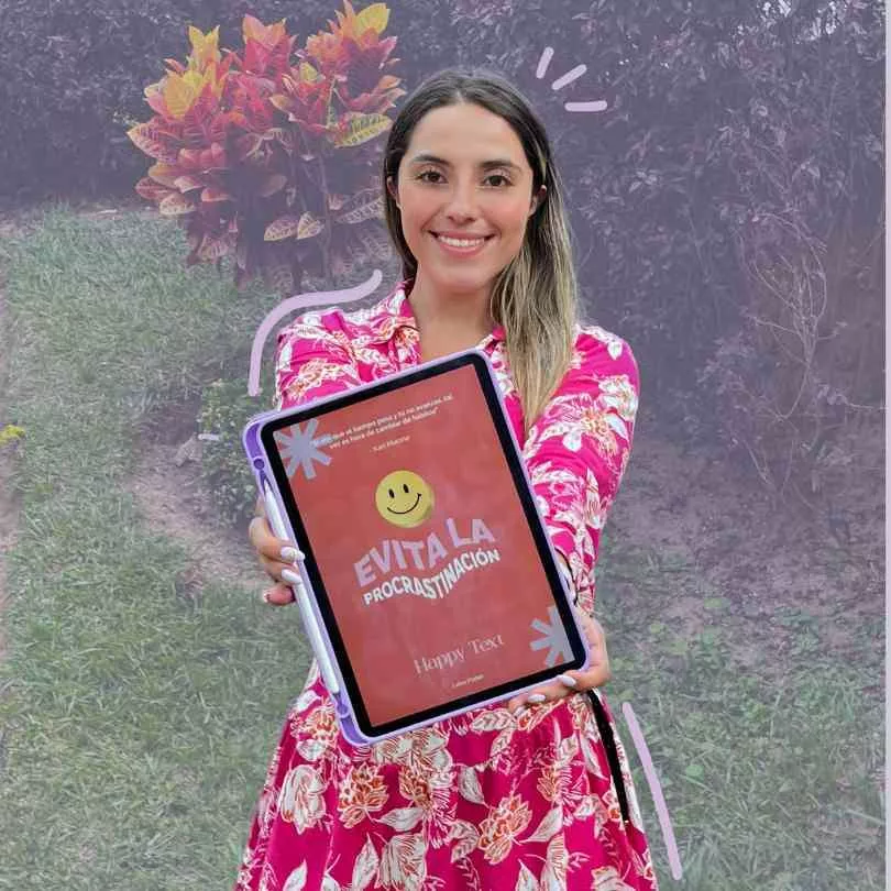 Manual de procrastinación happy text