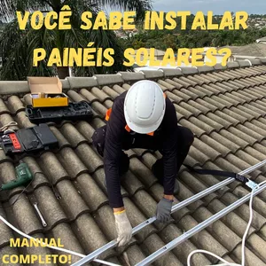 Imagem de capa para o Ebook Instalando Energia Solar 