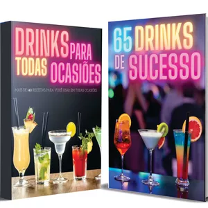 Imagem de capa para o Ebook E-books Drinks de Sucesso