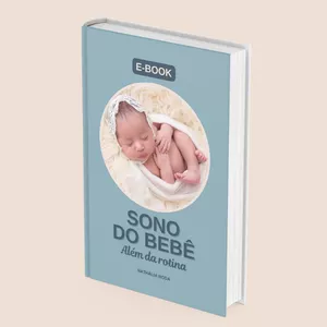 Imagem de capa para o Ebook Ebook SONO DO BEBÊ Além da Rotina