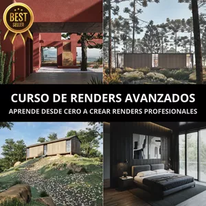 Imagen de portada para Curso online Curso Renders Exteriores Avanzados 2024