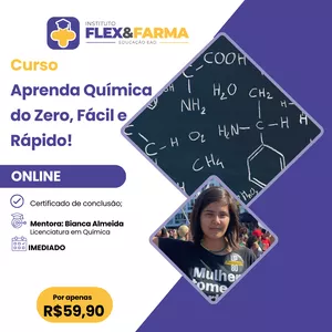 Imagem de capa para o Curso online Aprenda Química do Zero, Fácil e Rápido!