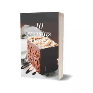 Imagem de capa para o Ebook 10 receitas doces 