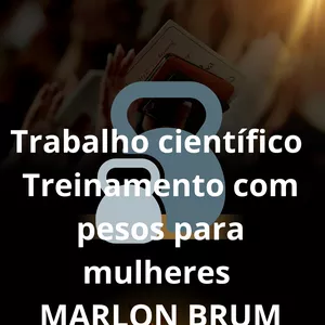 Imagem de capa para o Ebook Trabalho científico de treinamento com pesos para mulheres 