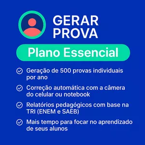 Imagem de capa para o Curso online GerarProva – Professor Essencial