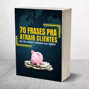 Imagem de capa para o Ebook 70 Frases para Atrair Clientes