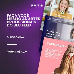 Imagem de capa para o Curso online Curso Canva