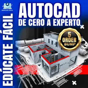 Imagen de portada para Curso online AUTOCAD DE CERO A EXPERTO: Completo y Paso a Paso