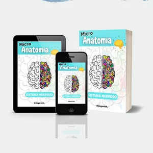 Imagem de capa para o Ebook Microanatomia do Sistema Nervoso - Resumo Ilustrado