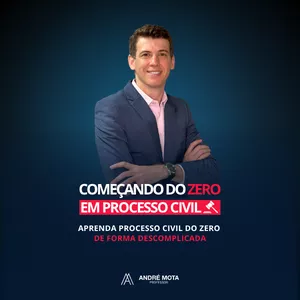 Imagem de capa para o Curso online COMEÇANDO DO ZERO EM PROCESSO CIVIL