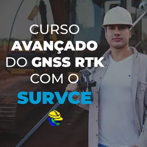 Imagem de capa para o Curso online Curso AVANÇADO do GNSS RTK com o SurvCE 6.0