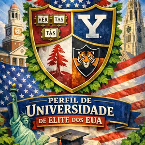 Imagem de capa para o Ebook Perfil das Universidades de Elite dos EUA 