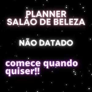 Imagem de capa para o Ebook PLANNER PARA SALÃO DE BELEZA