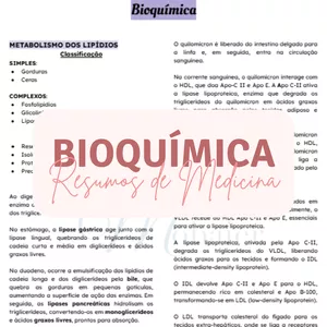 Imagem de capa para o Ebook Bioquímica - Resumo de Medicina