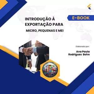 Imagem de capa para o Ebook Guia de Exportacao para Microempresas Pequenas Empresas e MEI