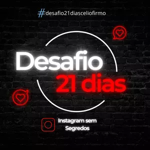 Imagem de capa para o Curso online Desafio 21 dias Instagram Sem Segredos