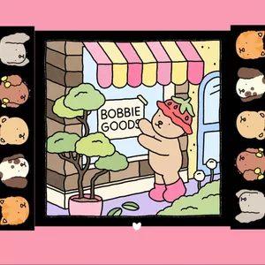 Imagem de capa para o Ebook  Livro de Colorir Bobbie Goods (PDF)