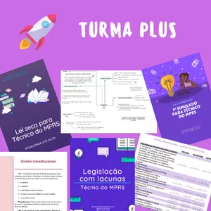 Imagem de capa para o Curso online TURMA PLUS - MPRS 🚀