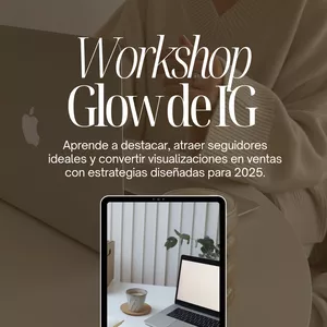 Imagen de portada para Curso online WORKSHOP GLOW UP IG