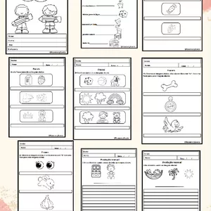 Imagem de capa para o Ebook  PRODUÇÃO DE FRASES E TEXTOS