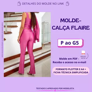 Imagem de capa para o Curso online MOLDE CALÇA FLAIRE