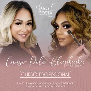 Imagem de capa para o Curso online Curso Pele Blindada - Ingrid Costa