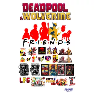 Imagen de portada para Ebook DISEÑOS DEADPOOL &amp; WOLVERINE