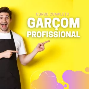 Imagem de capa para o Curso online Curso Garçom Profissional