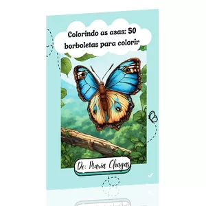 Imagem de capa para o Curso online Colorindo as Asas: 50 Borboletas para Colorir