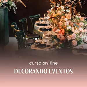 Imagem de capa para o Curso online DECORANDO EVENTOS