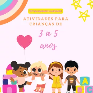 Imagem de capa para o Ebook Mais de 50 atividades para Crianças de 3 a 5 anos