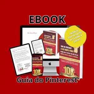 Imagem do curso Ebook Guia do Pinterest + Treinamento em Vídeo +  Pack Pins